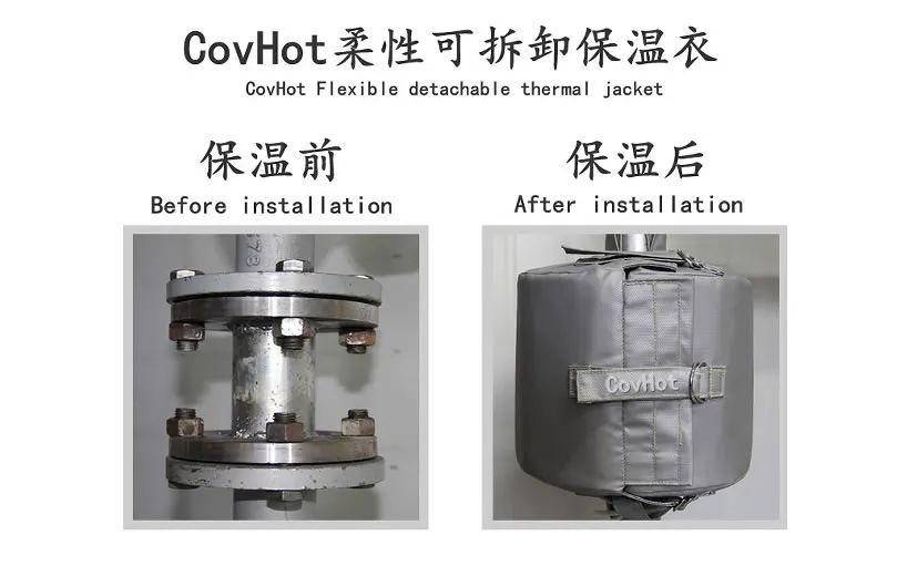 COVHOT?柔性可拆卸式<a href=http://www.jhauto.cn/e/tags/?tagname=%E4%BF%9D%E6%B8%A9%E8%A1%A3 target=_blank class=infotextkey>保溫衣</a>,蒸汽系統節能,節能保溫